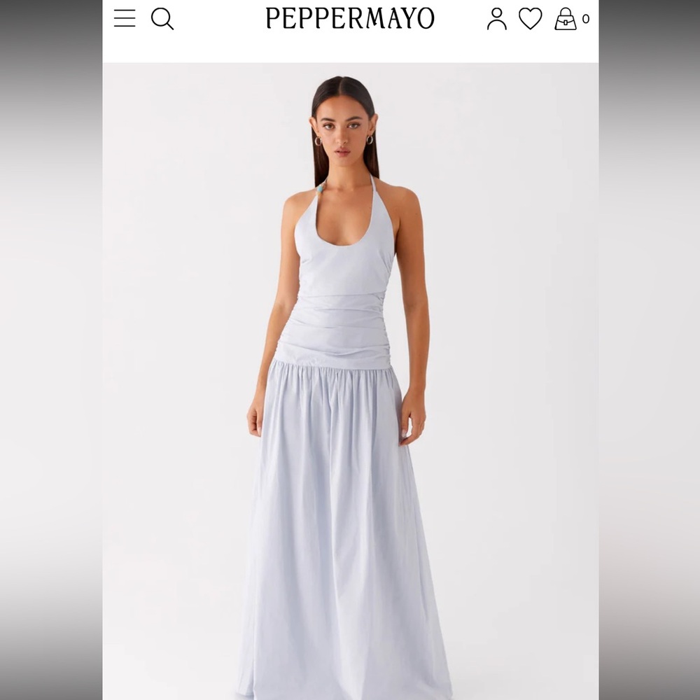 Peppermayo Light Blue Maxi Skirt